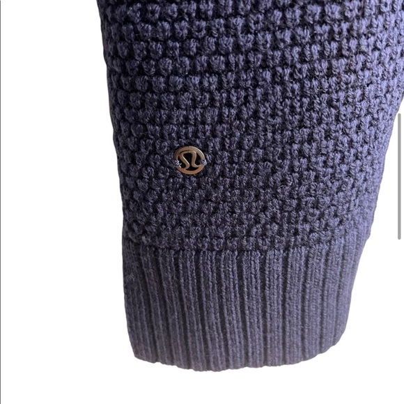 Lululemon Warm & Restore Midnight Navy Merino Wool Sweater - Picture 4 of 8